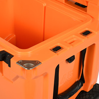 45L Grand Rotomolded Wheeled Glacière Glacière Lldpe Glacière en Plastique pour Aliments et Canettes