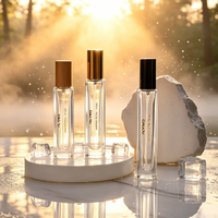 Flacon de parfum en verre transparent vide de 10 ml, flacon pulvérisateur de parfum de 15 ml, 20 ml, flacon de test de parfum atomiseur