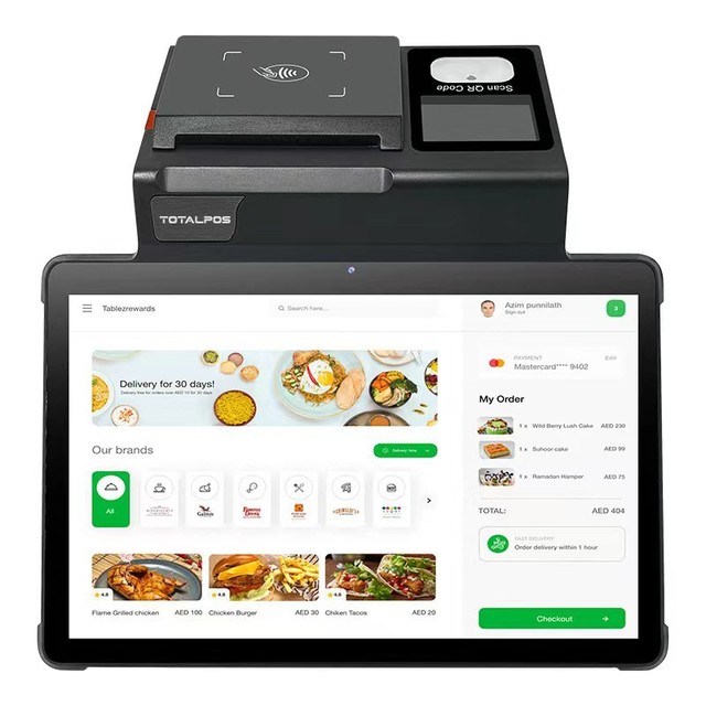 NB11 POS Factory OEM 11 Inch 3gb+16gb Touch Screen All in One Payment Qr Code Nfc 4G Pc Tablet Android Pos Terminal With Printer