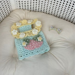 Zhongya पालतू सामान हैंडमेड क्रॉकेट कुत्ते बिल्ली स्वेटर कुत्ते के कपड़ों के लिए नरम लुभावनी बुना हुआ कपड़ा - Product Image 5