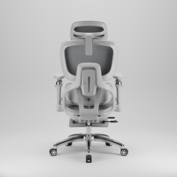 Chaise de bureau ergonomique inclinable à dossier haut pour la maison, chaise de jeu pour ordinateur avec repose-pieds et soutien lombaire