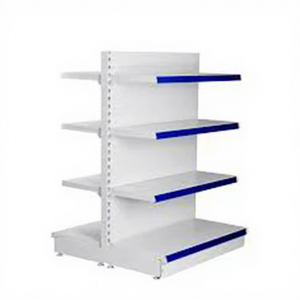 Scaffalatura in Metallo Verniciato a Polvere per Supermercati, Espositore Personalizzato a Più Livelli con Servizio di Progettazione 3D Gratuito - Product Image 3