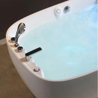 Bañera de Hidromasaje Moderna y Contemporánea, Ovalada, Acrílica, Independiente, para Interiores, con 30 Jets, Termostato, Directo de Fábrica, Cascada, para Villa u Hotel