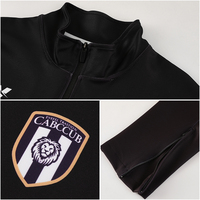 Ensemble de Vêtements de Sport Personnalisés avec Impression par Sublimation, Survêtement d'Hiver, Uniformes de Football, Survêtement de Soccer pour Hommes avec Poches Zippées Wx202532