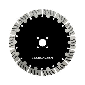 Lames de coupe spéciales à fente pour béton armé, lames de scie pour meuleuses d'angle d'eau et d'électricité sur murs en ciment - Product Image 1