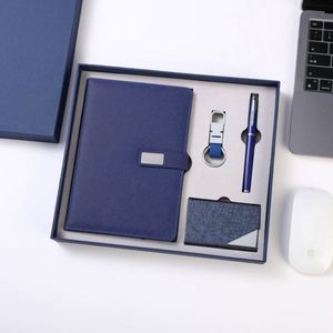 Personalized Paper Business Card Holder and <b>Notebook</b> <b>Set</b>-Business Cultural Creative Gift Corporate Event Gift Box Thanksgiving - Product Image 1