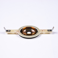 Diaphragme en aluminium de 43 mm, 4 ohms, pièce de rechange pour tweeter avec une épaisseur de 0,03 mm pour la réparation d'enceintes audio professionnelles