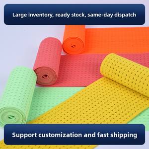 रंगीन समायोज्य नायलॉन लोचदार बैंड गर्भवती महिलाओं बच्चों के कपड़े सामान थोक स्टॉक 10 सेमी ब्यूटीनहोल बुने बैंड - Product Image 3