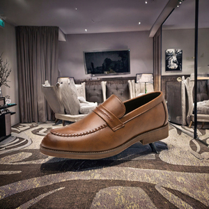 Nouvelles Idées de Produits Tendance : Chaussures Richelieu Décontractées pour Hommes en <span class=keywords><strong>Cuir</strong></span> Véritable, Idéales pour Mariages, avec <span class=keywords><strong>Semelle</strong></span> Plate en PU - Product Image 3
