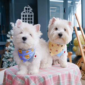 Babador Ajustável com Estampa de Animais de Estimação, Acessórios para Cães, Roupas para Gatos e Cães, Acessórios para Festa de Aniversário - Product Image 1