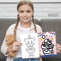 Art Magique Artisanat Activité Feuille Anniversaire Art pour Enfants Petits Kits d'Artisanat Fournitures DIY Activité Créative enfants Cadeaux pour Jouets de Voyage