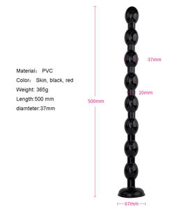 Bouchon de perles anales extra longues <span class=keywords><strong>Top</strong></span> vendeur godemichet anal en caoutchouc coloré perle douce perles longues <span class=keywords><strong>anus</strong></span> pour jouets sexuels masculins et féminins - Product Image 5