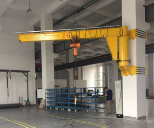 Grue à bras articulé murale efficace pour les industries de la construction et agricoles, neuve ou d'occasion, gain de place, fiable avec composant de pompe principale - Product Image 2