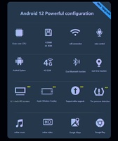 Écran tactile 6,1 pouces 4G pour moto, CarPlay, DVR, étanche, sans fil, TMPS, CarPlay, Android Auto, GPS, navigation, affichage