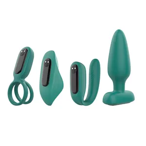 Hậu môn cắm thủ dâm Vibrator dương vật Vòng Set Novel SM hoàn chỉnh của giá cả phải chăng ánh sáng sang trọng masturbators đồ chơi sexy dildo Sex