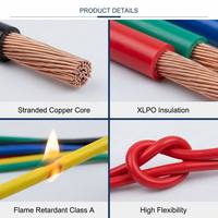 Maßgefertigtes Mehradriges Kupfer-PVC-Isoliertes Elektrokabel 1,5 2,5 4,0mm für Haushalt Innenverdrahtung