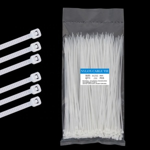 Vente en gros d'usine, attaches de câble en nylon autobloquantes durables, attaches de câble pour enroulements et sangles de câbles, maison, bureau, 100 pièces/sac - Product Image 6
