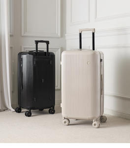 מזוודת מחשב בעלת מסגרת מעובה וקיבולת גדולה, מזוודת טרולי 24 אינץ', מזוודת עלייה למטוס 20 אינץ', דו-שכבתית, עמידה בפני פיצוץ, עם מנעול TSA - Product Image 2