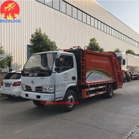 L'exportation 6000 litres Petit Camion à Ordures à Compression hydraulique compacteur à ordures à vendre