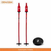 Jeu de lancer de bouteilles portable JH avec poteaux réglables en hauteur, 2 bouteilles et disque volant, jeu de lancer de disques d'extérieur pour pelouse, vente en gros