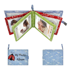 V121 Personnaliser le <span class=keywords><strong>livre</strong></span> <span class=keywords><strong>photo</strong></span> de bébé en tissu doux My First Family <span class=keywords><strong>Photo</strong></span> Memory Book Baby First <span class=keywords><strong>Photo</strong></span> Album for Memories Record - Product Image 3