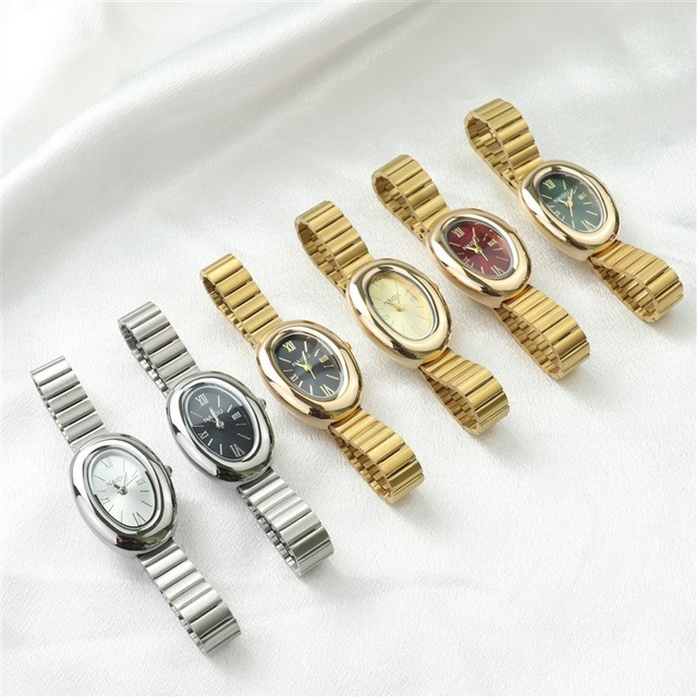 LP24 Hot Selling Fashionable Design Outdoor Classic Style Stainless Steel Simple Quartz Movt Watch with Oval Dial for Daily Use