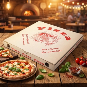 Cartone bianco grande piccole <span class=keywords><strong>dimensioni</strong></span> 9 10 12 14 24 pollici scatola della <span class=keywords><strong>pizza</strong></span> - Product Image 1