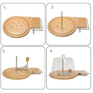 Rebanador de Cocina de Madera para Queso, Jamón y Pan con Control de Grosor Ajustable - Product Image 5