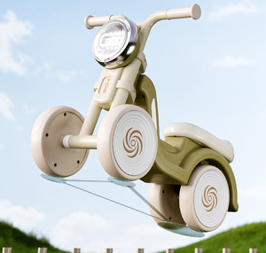 Vente en gros Vélo d'équilibre à 4 roues pour enfants <span class=keywords><strong>avec</strong></span> pédale Voiture coulissante <span class=keywords><strong>électrique</strong></span> pour bébé Jouet vélo d'équilibre pour enfants <span class=keywords><strong>avec</strong></span> lumière et musique - Product Image 3