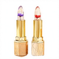 Baume à lèvres et rouge à lèvres hydratant et protecteur, effet gelée chimique, changeant de couleur, rose, 30g