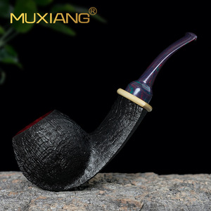 Muxiang Handmade Briar Wood Smoking Pipe Freehand Shape For Men Tobacco Pipe - Product Image 3