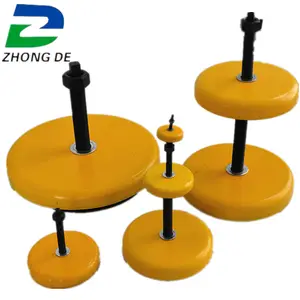 Rubber material machine tool adjustable mounting foot vibration-proof mounting machine feet