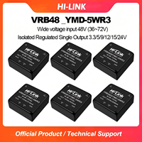 VRB4805YMD-5WR3 VRB4812YMD-5WR3 VRB4824YMD-5WR3 Module d'alimentation DC-DC isolé Hi-Link 5W, entrée 48V (36-72V), boîtier DIP