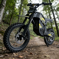 Moto tout-terrain électrique 3500W à transmission centrale style Surron, couple élevé, batterie 48V 20.8Ah, certifiée, stock US/UE, livraison rapide