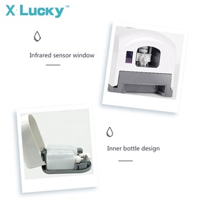 Sin Rumbo de acero gimnasio Premium estera de plástico automática soporte montado en el piso dispensador de desinfectante de la mano - Product Image 3