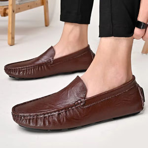 Zapatos Oxford de Cuero Genuino para Hombre, Diseño Formal Retro, de Lujo, Cómodos y Suaves, Gran Venta - Product Image 2