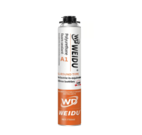 Promotion : Mousse polyuréthane expansive 750 ml, ignifuge, forte expansion, pour isolation, construction et menuiserie Weidu