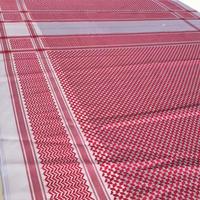 Shemanadas en polyester pour hommes musulmans Écharpe saoudienne Shemagh Écharpe Gents Ghutra