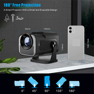 HY320 Mini Video Proyector Full HD Home Smart Portable <strong>Projector</strong> 4k Wifi Mobile <strong>Wireless</strong> <strong>Mirroring</strong> Hy320mini Update From Hy300 - Product Image 5