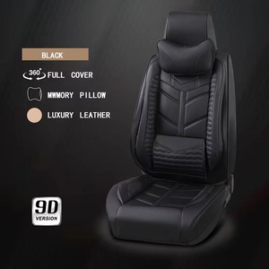 Coussin de siège en cuir universel toutes saisons pour voitures 5 places, luxe, prix direct usine, pas cher - Compatible avec les modèles Tesla, Ford, Nissan - Product Image 5