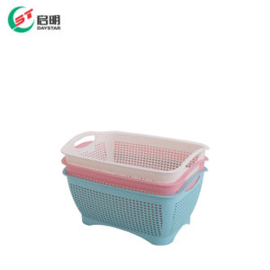 Plastic Injection Molded <b>Rectangular</b> <b>Basket</b> PP Material Lightweight Durable Storage <b>Basket</b> Household Kitchen Bathroom Organizer - Product Image 5
