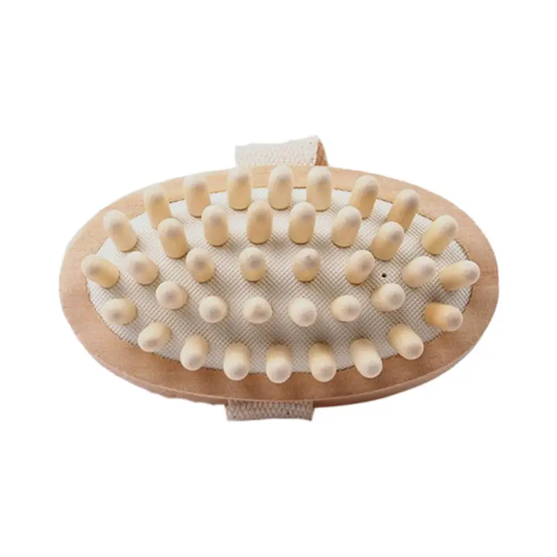 Perles de bois durs pour Massage, avec coussin d'air, outils de Massage pour partie du dos, matériau écologique, 1 pièce