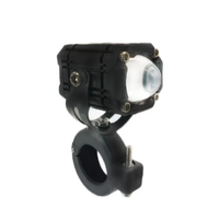 Phare LED Demon Eye à Effet Clignotant pour Véhicule Électrique, Double Faisceau Blanc et Jaune, Lumière de Moto – Vente Flash