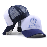 Sombreros de camionero con serigrafía para hombre y mujer, sombrero de poliéster de 5 paneles con logotipo personalizado para imprimir, gorra de béisbol de malla de espuma, sombrero estampado