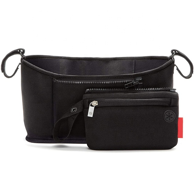 Universal Fit Parent Neoprene Stroller Organizer All in One Solution With Insulated Compartment for Food and Drink