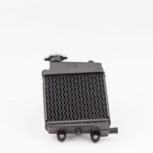 <span class=keywords><strong>Radiateur</strong></span> Super Rapide NMAX AEROX 2 RANGÉES en Aluminium Haute Performance pour YAMAHA NMAX AEROX NVX V1 Noir - Product Image 3