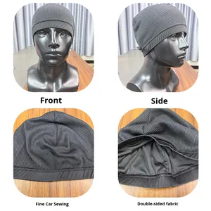 Casquette de sport en tissu gaufré avec logo brodé personnalisé de haute qualité, idéale pour la course à pied, la randonnée en montagne, le cyclisme en extérieur en automne et en hiver - Product Image 3