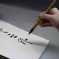 Pennello per Scrittura in Pelo di Martora OEM all'Ingrosso, Confezione di Lusso Personalizzata, Mini Cancelleria per Creazioni e Firme