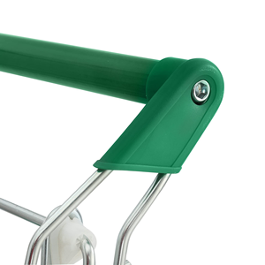 Convenience Supermarket Shopping Cart Plastic Hand <b>Trolley</b> Large-Capacity Double-Layer <b>Platform</b> Structure for Mall Grocery - Product Image 2