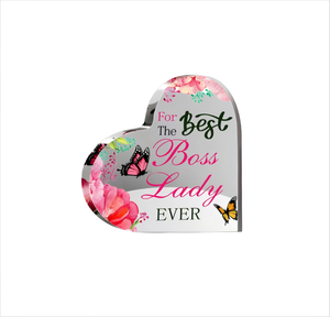 Affichage d'artisanat acrylique de stock d'usine pour le bricolage pour les femmes soeur côte à côte ou Miles <span class=keywords><strong>Apart</strong></span> Sisters Are Always Heart Acrylic Gift - Product Image 1